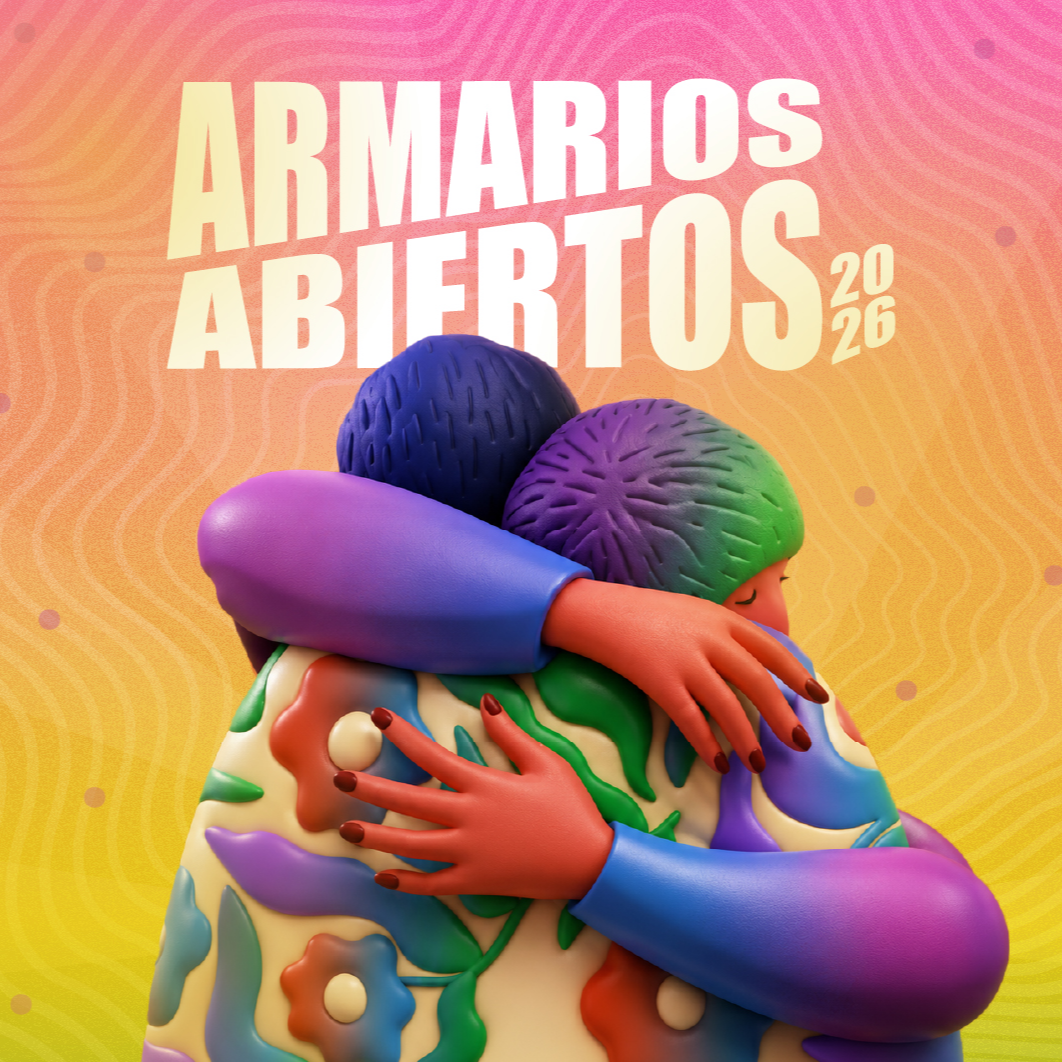 Cartel promocional del evento Armarios Abiertos