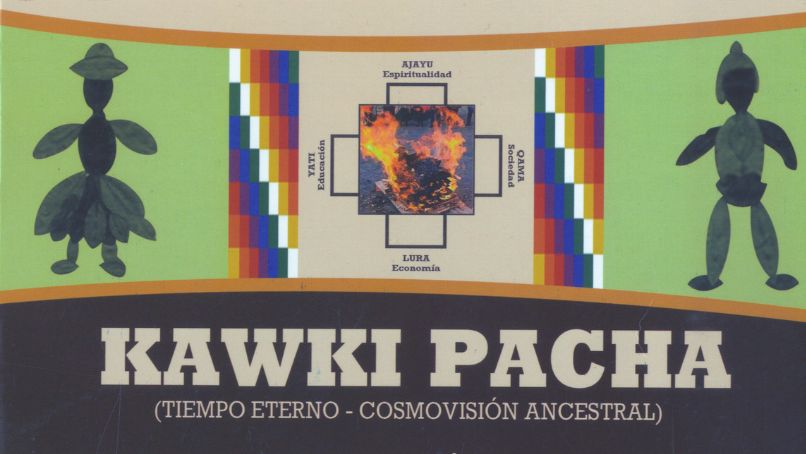 Detalle de la cubierta de Kawki Pacha: (Tiempo eterno – Cosmovisión ancestral)